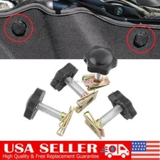 4x Saddlebag Lock Mounting Theft Deterrent Bolt Screw For Harley Touring 1996-24