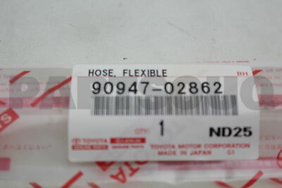 9094702862 Genuine Toyota HOSE, FLEXIBLE, NO.1(FOR FRONT