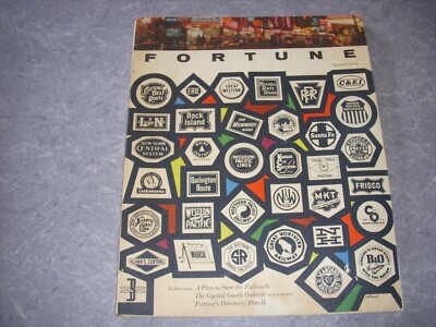 FORTUNE Magazine, AUGUST 1958, A PLAN TO SAVE RAILROADS, WESTINGHOUSE, SCHERING!