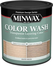 Minwax 618604444 White Wash Color Wash Transparent Layering Color Stain 1 Quart