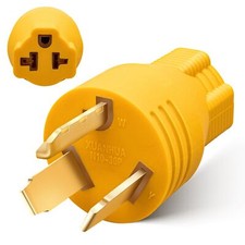 30 Amp to 20 Amp Dryer to EV Charger Adapter NEMA 10-30P to 5-15/20R or 6-15/...