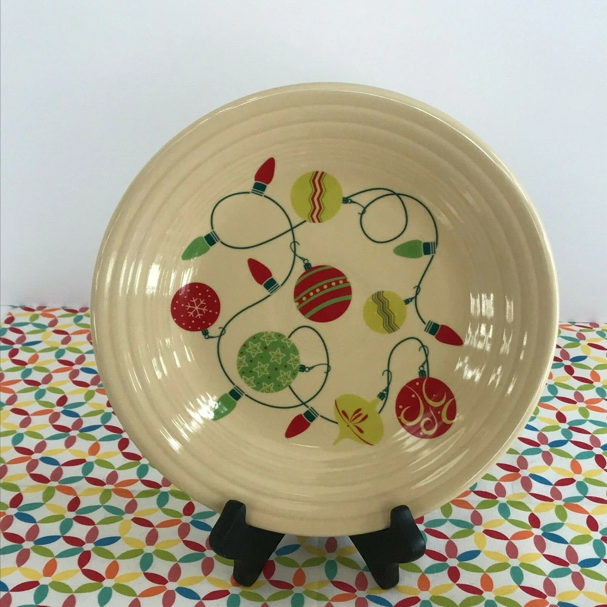 Fiestaware ornaments top