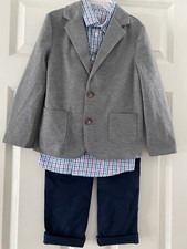 NWT  Wonder Nation Boy  s 3 Pc Suit / Blazer Set Size 6 EASTER WEDDINGS