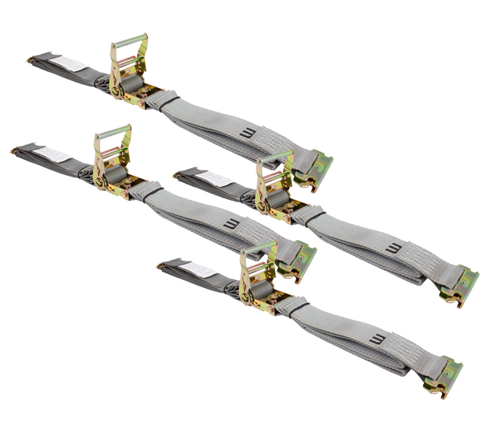 4 Pack 2''x16' Heavy Duty E Track Ratchet Strap for Enclosed Trailers, 4000 lbs eBay