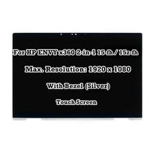 LCD Touch Screen Digitizer Display Assembly for HP ENVY x360 15-FH0013DX w/Bezel