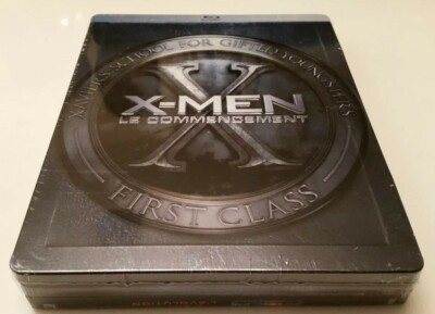 CHIP* X-Men First Class Embossed STEELBOOK (Blu-ray France) w/ Hardcover Booklet
