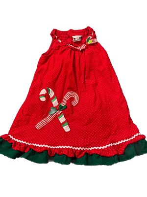 white christmas dresses Christmas Tree Smocked Red Corduroy Dress – Classic Whimsy main image 1