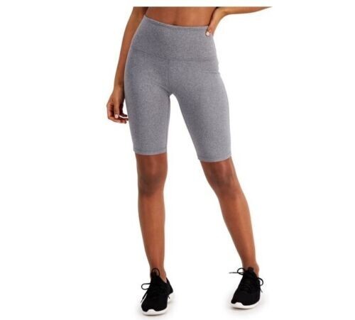 Ideology Shorts Women's XS Gray High-Rise Sweat Set Biker Shorts NWT-image