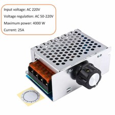 REGOLATORE DI VELOCITÀ SCR DRIVER DIMMER MOTORI TENSIONE REGULATOR 220V 4000W