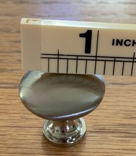 Brainerd Round 1.18-in Satin Nickel Round Transitional Cabinet Knob (12-Pack)