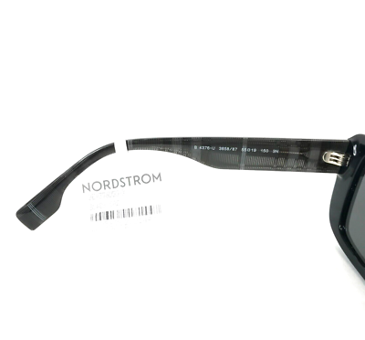 Burberry Sunglasses B4376-U 3858/87 Black Grey Nova Check Asian