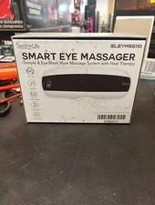 Serenelife Smart Eye Massager - Temple & Eye Mask Visor Massage System w/Heat