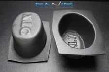 2 PCS SPEAKER BAFFLE ACOUSTIC FOAM 6'' X 8'' OVAL CAR AUDIO BASS IBBAF68