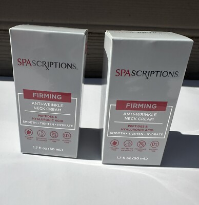 SpaScriptions Firming Anti-Wrinkle Neck Cream (2) BNIB