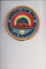 Annual Bob Rice Webelos Overnighter patch