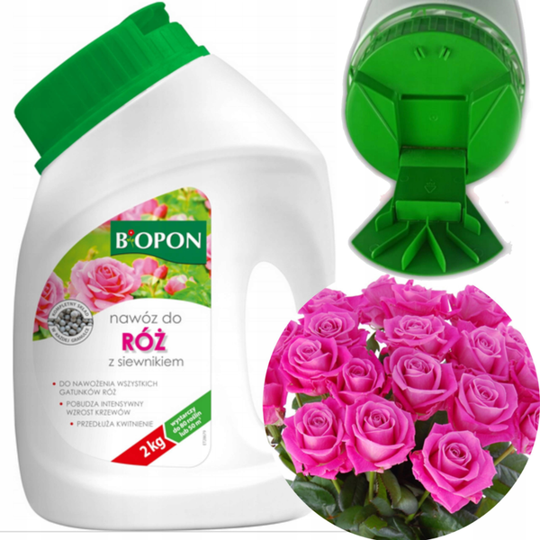 RosendüNger DüNger Rosen Kletter Topf Beet BlumendüNger Mit Handstreuer 50M2 2Kg-image