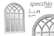 SPECCHIO A FORMA FINESTRA PARETE SPECCHIERA OVALE MODERNO CLASSICO 71*51
