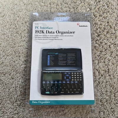 2G RadioShack 192K Data Organizer 65-779 PC Interface Cable And Software NEW 