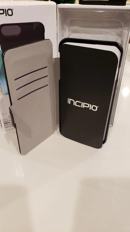 NEW Incipio Wallet Folio Credit Card Case w/Rigid Cover for iPhone 7+ / 8+ Plus - Image 4 of 4