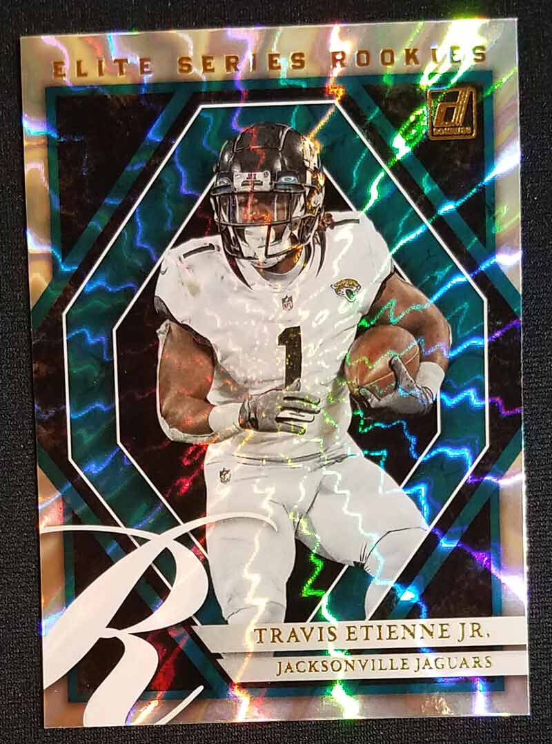 2021 Panini Donruss Travis Etienne Elite Series Rookies RC Jaguars NM-MINT