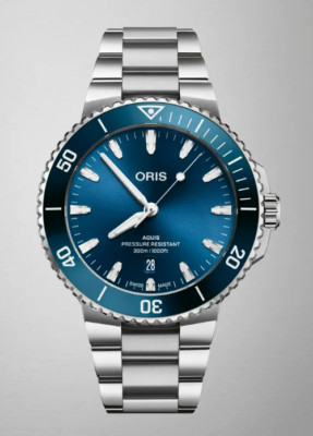 Oris Aquis Date 43.5mm Brand New W/Box & Papers Men's Wrist Watch #LW-214