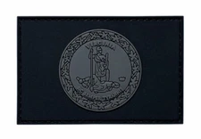 Virginia State Flag Sic Semper Tyrannis Patch [PVC Rubber-3.0 X 2.0 inch -P15]