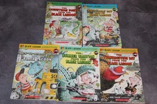 Lot of 5 Black Lagoon Adventures books, #9,12,13,16,17 by Mike Thaler,Scholastic