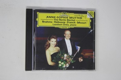 Anne-sophie Mutter the Berlin Recital CD Brahms Debussy Franck Mozart