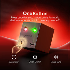 Rechargeable Mini Laser 64 Effects Projector Music Sync DJ Party Disco Light