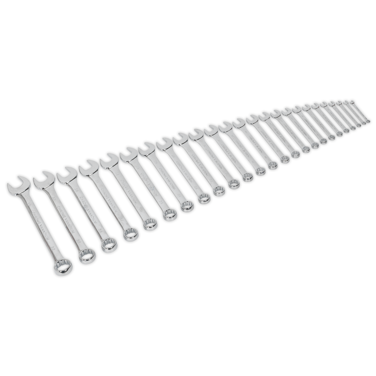 Sealey Siegen Combination Spanner Set 25pc S0564 - Image 10