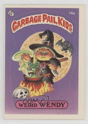 1985 Topps Garbage Pail Kids Series 1 Matte Weird Wendy (One Star Back) #16a d8k