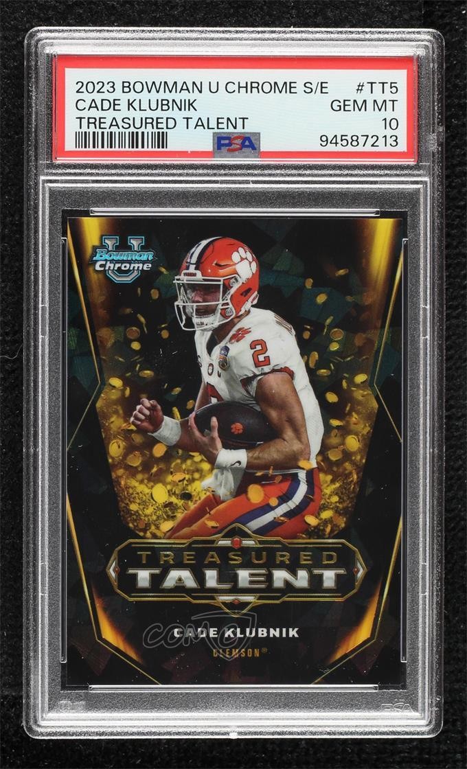 2023 Bowman U Chrome Sapphire Edition Treasured Talent Cade Klubnik PSA 10 1fl4