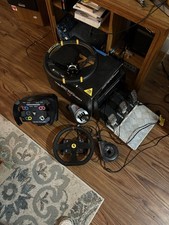 Thrustmaster Ts-pc Racer Racing Wheel W Pedals Shifter Ferrari Momo Wheels