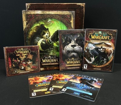World of Warcraft Mists of Pandaria Collector's Ed. PC SEE PHOTOS & DESCRIPTION