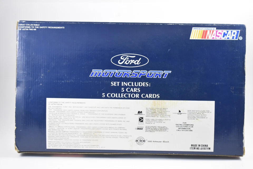 Ford Motorsport Donnie Allison Banjo Matthews Racing Champions Vintage Pacote com 5 - Imagem 4 de 4