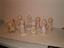 Precious Moments Figurines Lot Of 8 Excellent Condition