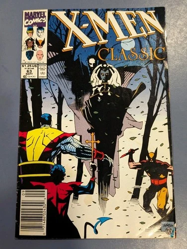 Marvel Comics X-Men Classic #63 Storm Colossus Wolverine Vintage 1990 Comic Book