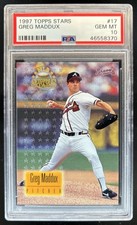 1997 Topps Stars Greg Maddux #17 Braves PSA 10 GEM MINT