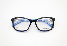 NINE WEST NW5068 428 Blue Tortoise 52-18-135 Eyeglass Frames Flex Hinges X656