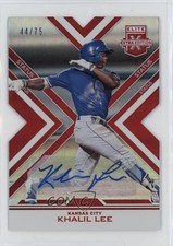 2016 Panini Elite Extra Edition Status Red Die-Cut 44/75 Khalil Lee Auto 0be8