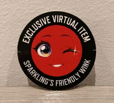 Roblox Sparkling's Friendly Wink exclusive virtual RARE Toy Code QUICK Delivery