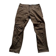 KUHL Ryder Brown Outdoor Hiking Pants Mens 36x32 Articulated Knee Utility Pocket