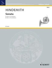 Sonate | Horn in F und Klavier., Edition Schott | Paul Hindemith | Buch | 1986