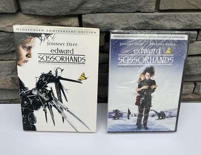Edward Scissorhands 1990 DVD W/ Slip Johny Depp Winona Ryder Romance Fantasy NEW