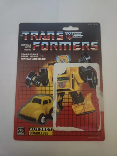 Transformers Bumblebee - KO cardbark - G1 Tech Spec and Instructions