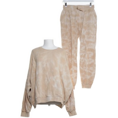 Roxy, Freizeitanzug, Größe: M, Baumwolle, Beige, Batik, Sweat #DjB