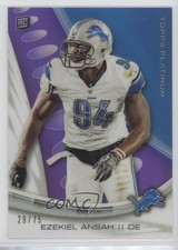 2013 Topps Platinum Purple Refractor 29/75 Ezekiel Ansah #129 0q3