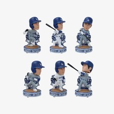 Shohei Ohtani Los Angeles Dodgers 50 HRs 50 Stolen Base Mini Bobblehead Set
