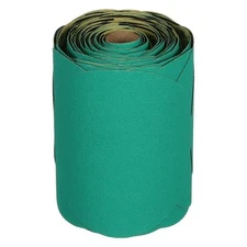 Stikit Green Fre-Cut 6" 80 Grit Aluminum Oxide Non-Vacuum PSA Disc Roll 100