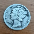 1935 D Mercury Dime 10C Silver 0.9 Fine Circulated Business Strike Ungraded